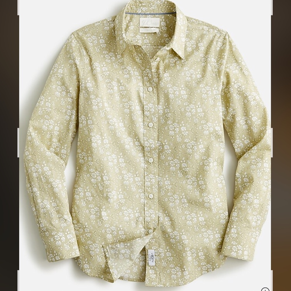 J Crew Liberty print shirt, size 6